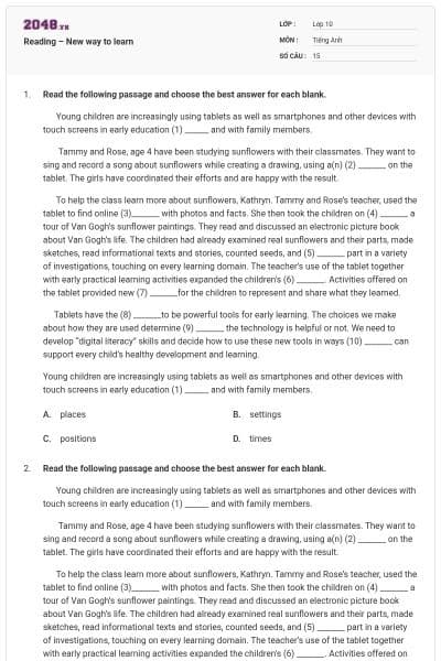 Reading – New way to learn