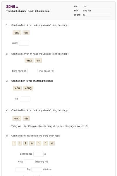 Thực hành chính tả: Người lính dũng cảm