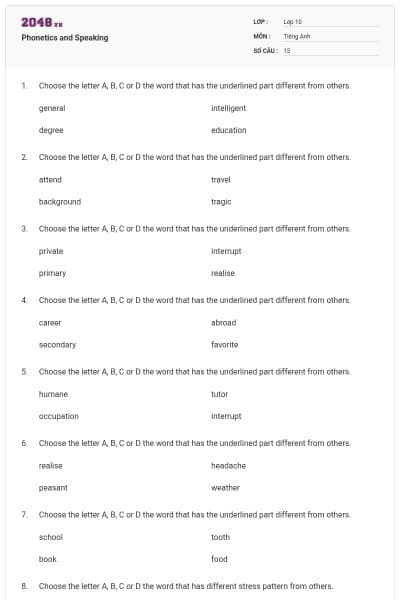 Phonetics and Speaking