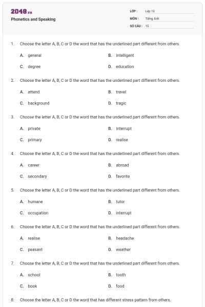 Phonetics and Speaking