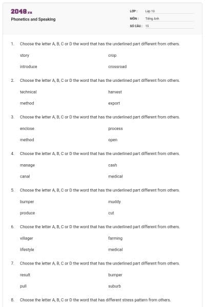 Phonetics and Speaking