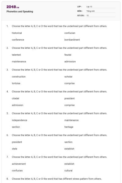 Phonetics and Speaking