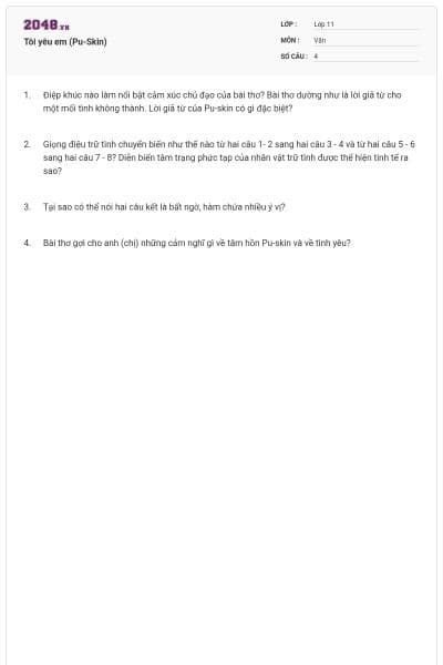 Tôi yêu em (Pu-Skin)