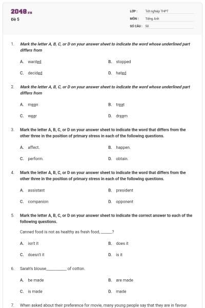 Đề 5