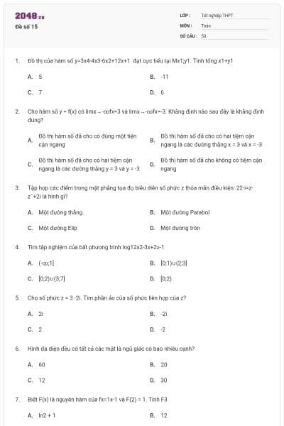 Đề số 15