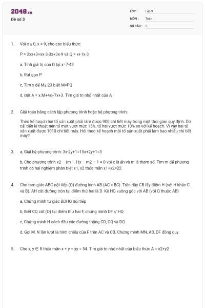 Đề số 3