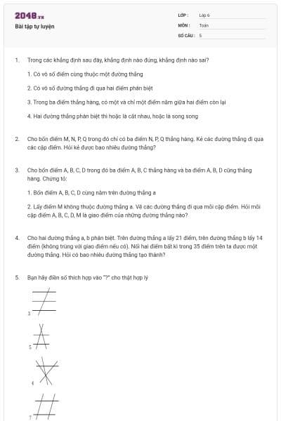 Bài tập tự luyện