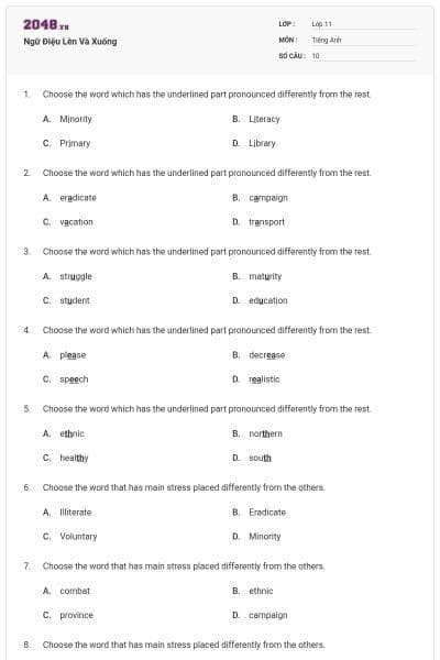 Ngữ Điệu Lên Và Xuống