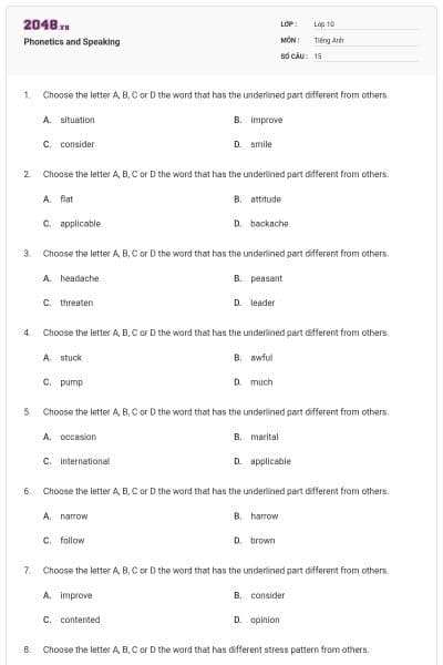 Phonetics and Speaking
