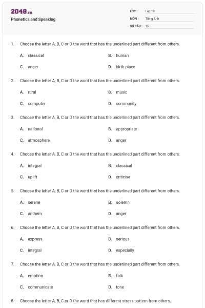 Phonetics and Speaking