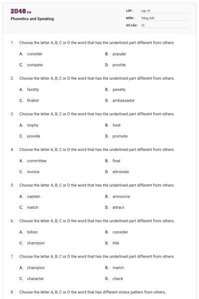 Phonetics and Speaking