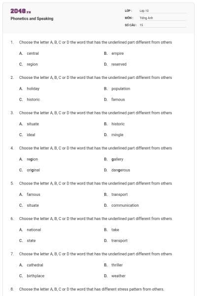 Phonetics and Speaking