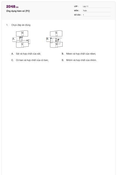 Ứng dụng hàm số (P2)