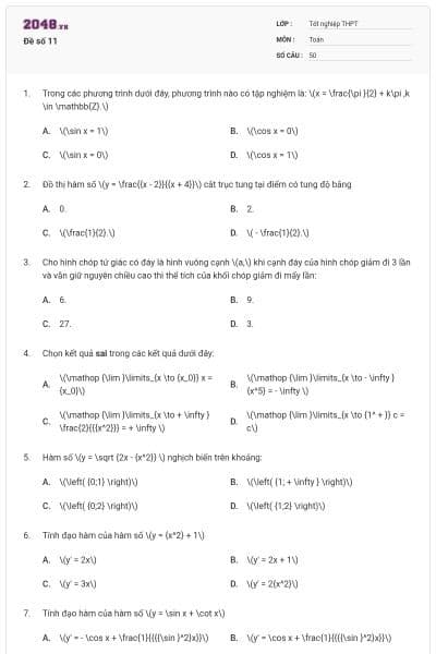 Đề số 11