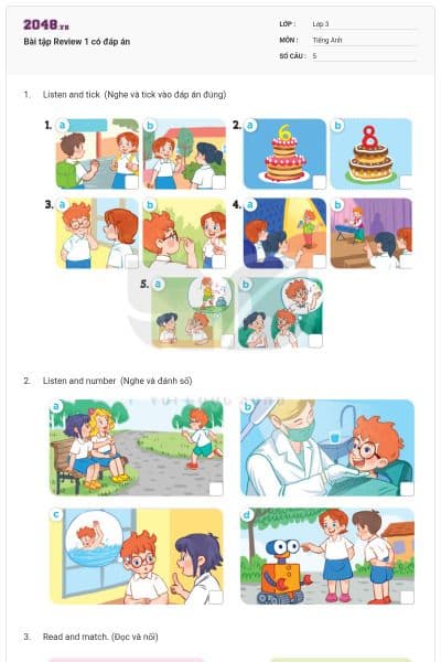 Bài tập Review 1 có đáp án