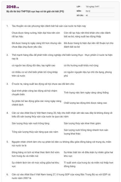 Bộ đề thi thử THPTQG cực hay có lời giải chi tiết (P5)