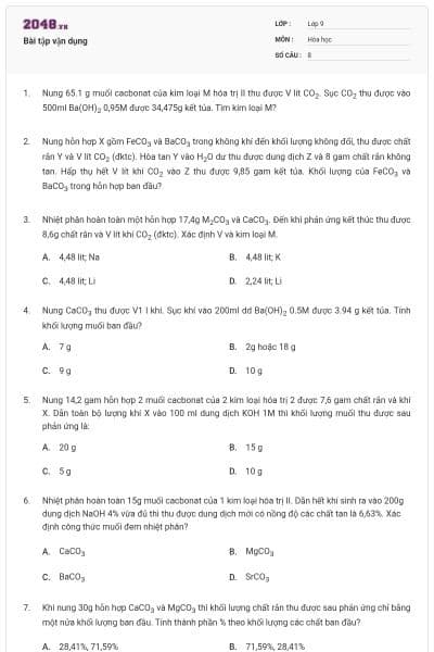 Bài tập vận dụng