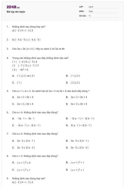 Bài tập rèn luyện