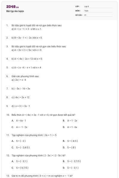 Bài tập rèn luyện