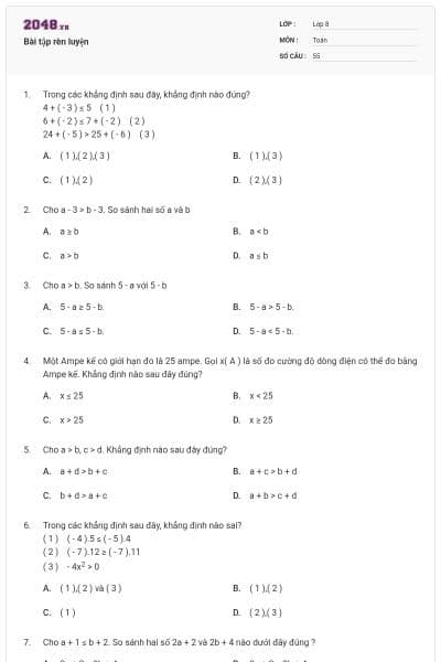 Bài tập rèn luyện