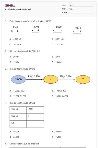 8 bài tập Luyện tập có lời giải