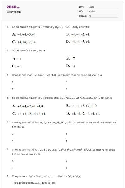 Đề luyện tập