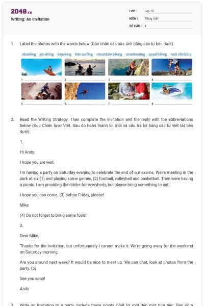 Writing: An invitation