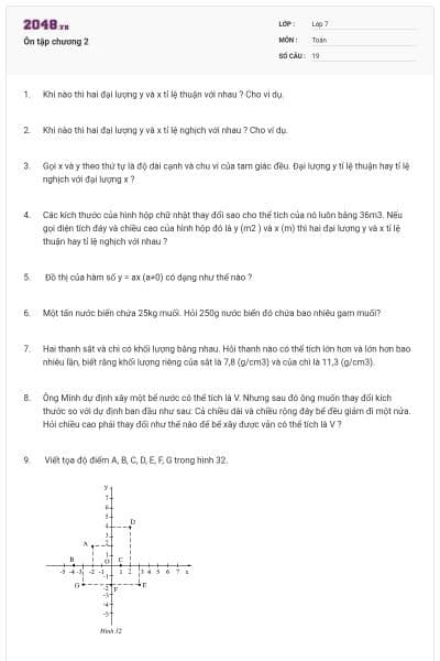 Ôn tập chương 2