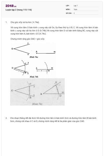 Luyện tập 2 (trang 115-116)