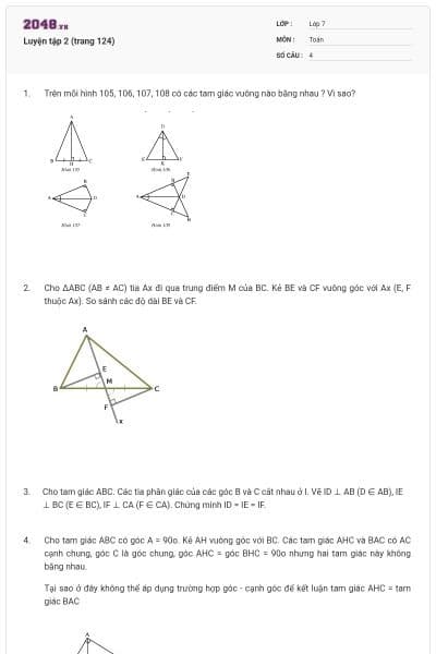 Luyện tập 2 (trang 124)