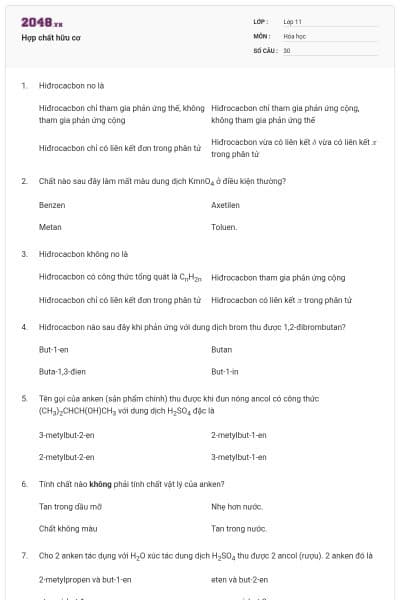 Hợp chất hữu cơ