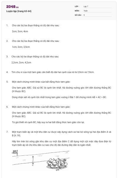 Luyện tập (trang 63-64)