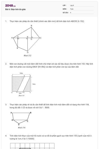 Bài 6: Diện tích đa giác