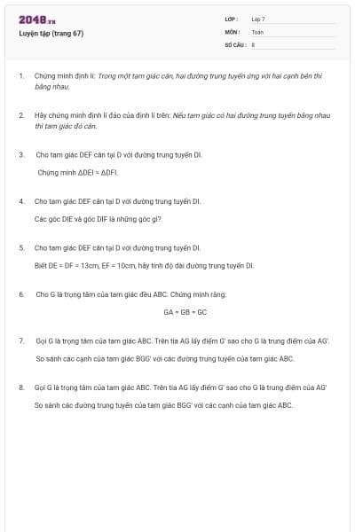 Luyện tập (trang 67)