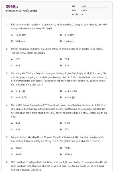 PHƯƠNG PHÁP NHIỆT LUYỆN