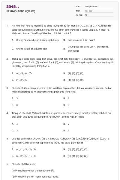 ĐỀ LUYỆN TỔNG HỢP (P6)