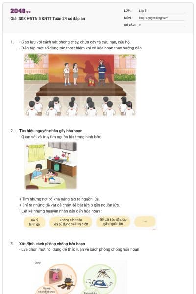 Giải SGK HĐTN 5 KNTT Tuần 24 có đáp án