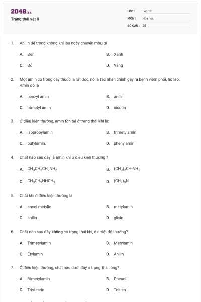 Trạng thái vật lí