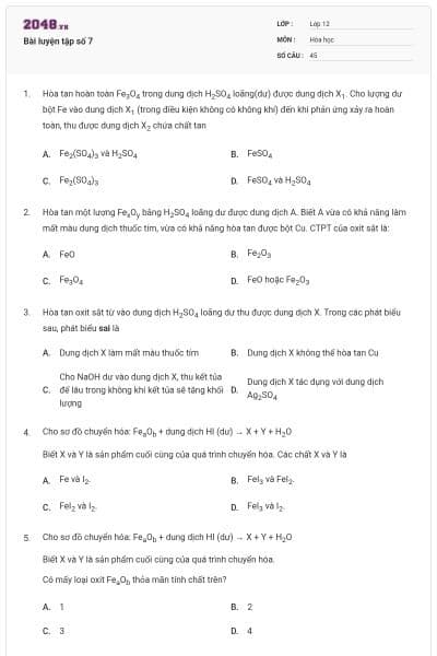 Bài luyện tập số 7