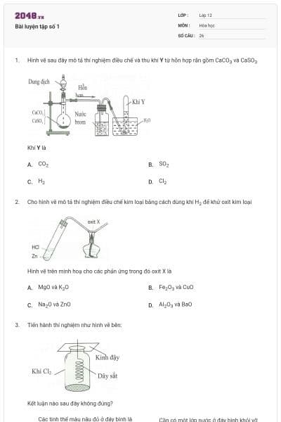 Bài luyện tập số 1