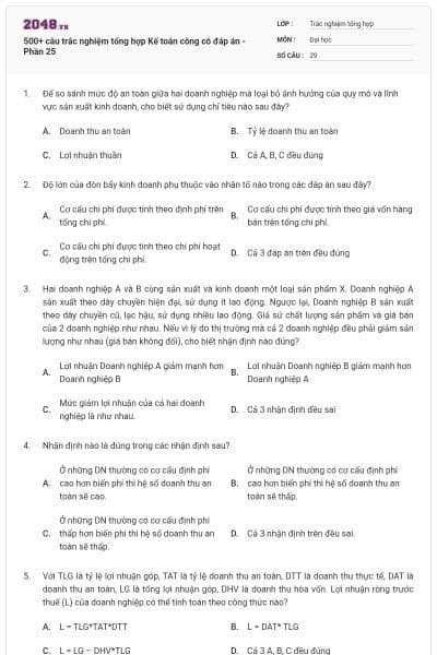 500+ câu trắc nghiệm tổng hợp Kế toán công có đáp án - Phần 25