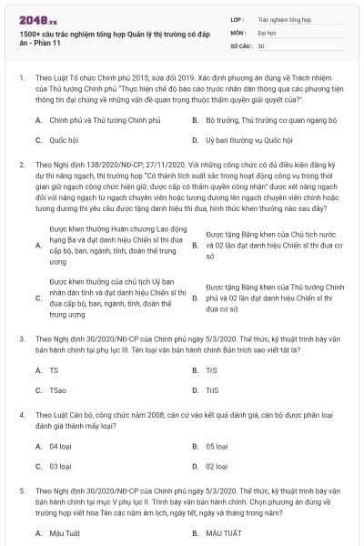 1500+ câu trắc nghiệm tổng hợp Quản lý thị trường có đáp án - Phần 11