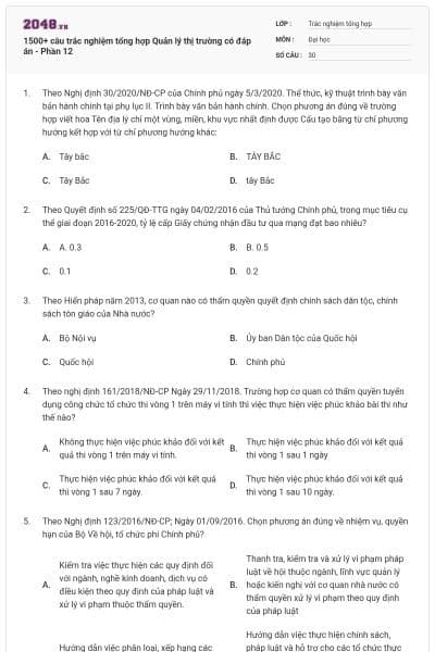 1500+ câu trắc nghiệm tổng hợp Quản lý thị trường có đáp án - Phần 12