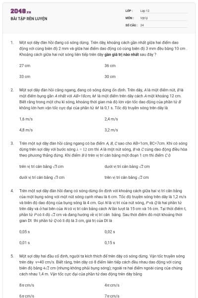 BÀI TẬP RÈN LUYỆN