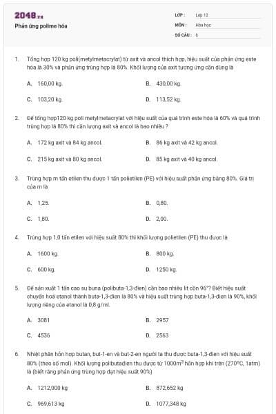 Phản ứng polime hóa