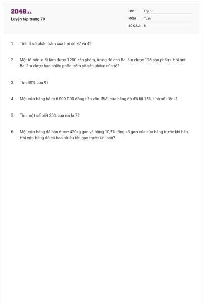 Luyện tập trang 79