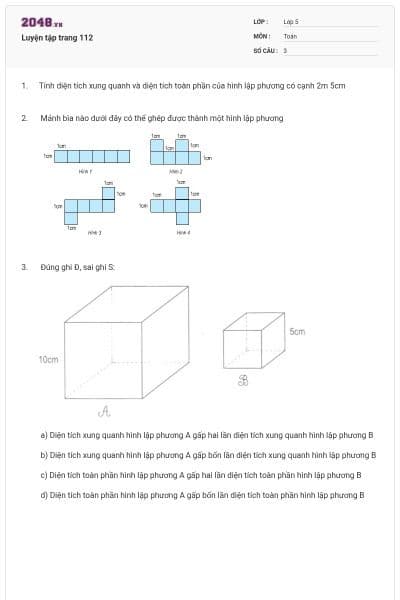 Luyện tập trang 112