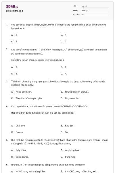 Đề kiểm tra số 3