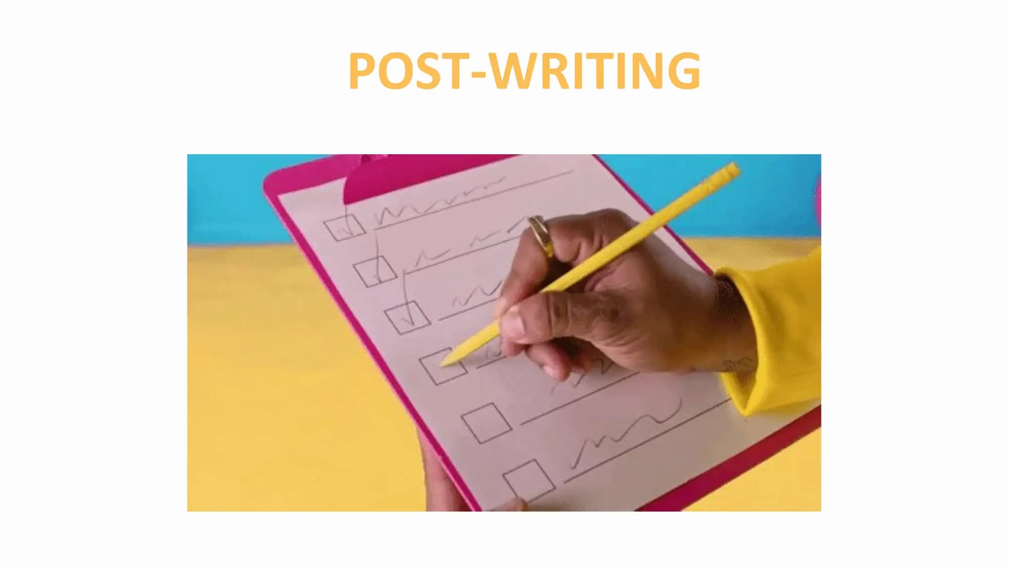 POST-WRITING