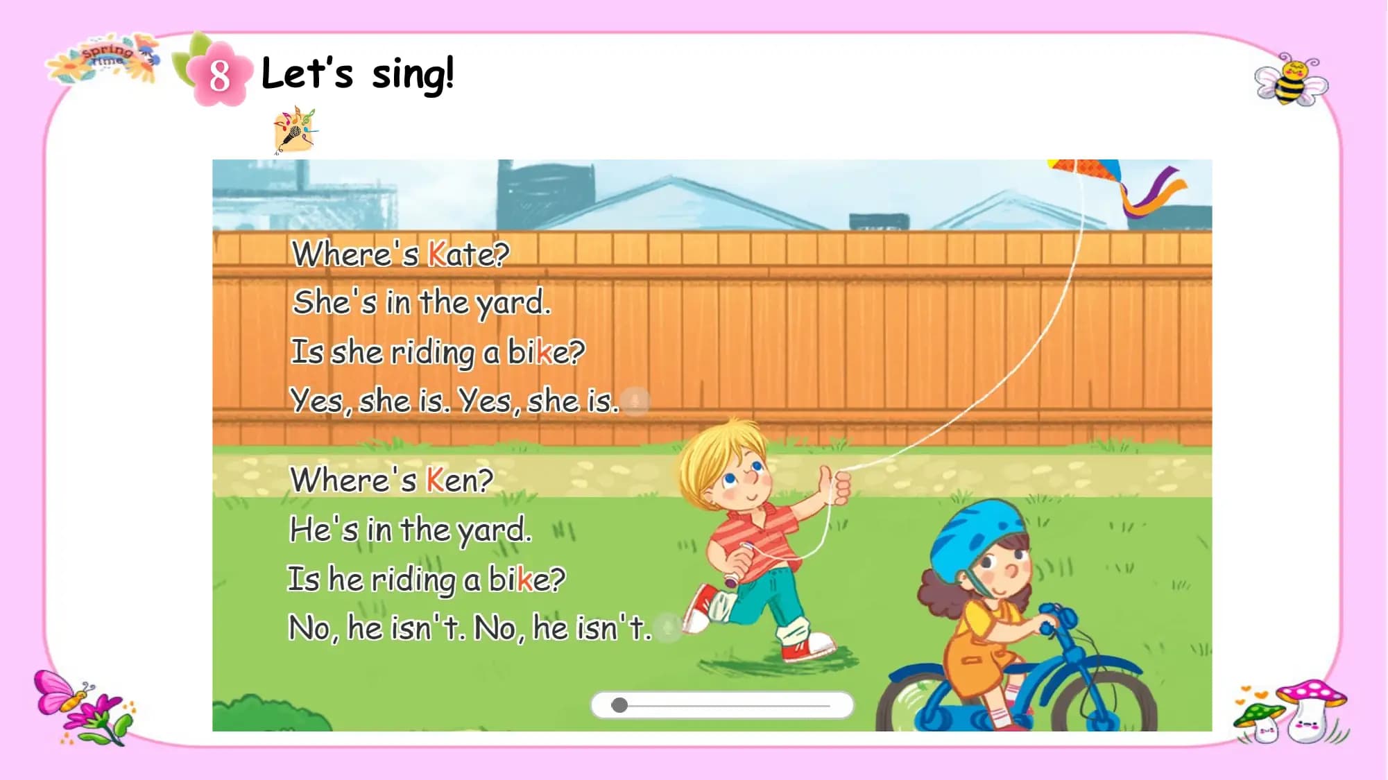 Let’s sing!